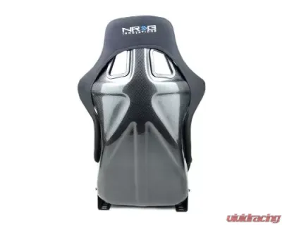 NRG Carbon Fiber Bucket Seat Regular Large Black - RSC-302CF/BK