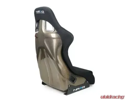 NRG Carbon Fiber Bucket Seat Large Gold - RSC-302CF/GD