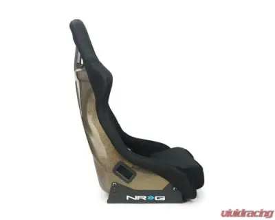 NRG Carbon Fiber Bucket Seat Large Gold - RSC-302CF/GD