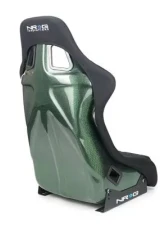 NRG Carbon Fiber Bucket Seat Large Green                                     - RSC-302CF/GN - Image 4