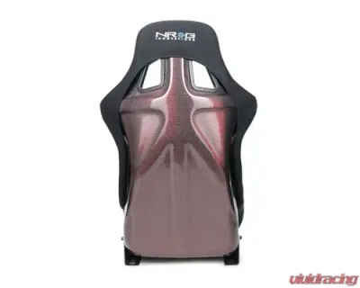 NRG Carbon Fiber Bucket Seat Large Red - RSC-302CF/RD