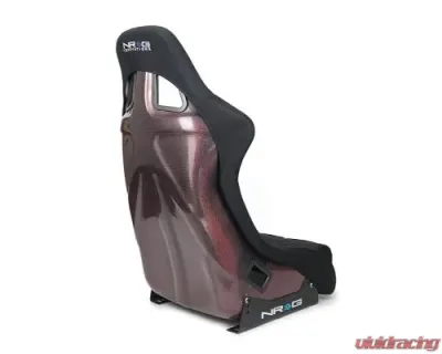 NRG Carbon Fiber Bucket Seat Large Red - RSC-302CF/RD