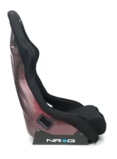 NRG Carbon Fiber Bucket Seat Large Red                                     - RSC-302CF/RD - Image 3