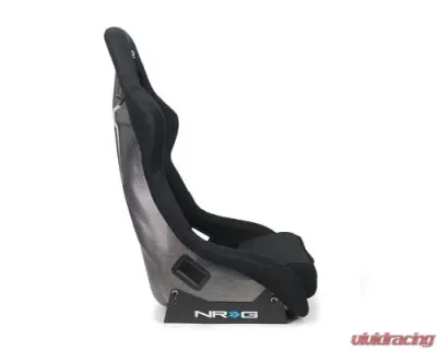 NRG Carbon Fiber Bucket Seat Large Silver - RSC-302CF/SL