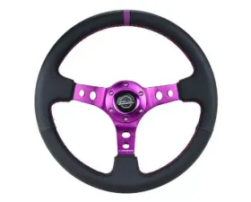 NRG Reinforced Steering Whl - 350MM Sport Steering Whl 3