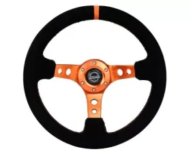 NRG Reinforced Steering Whl - 350MM Sport Steering Whl 3