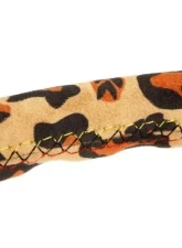NRG Reinforced Steering Whl - 350MM Sport Steering Whl 3' Deep Savage Brown Leopard Printed Micro Fiber Vegan Material Matte Black Spoke                                     - RST-036MB-SV-BR - Image 5