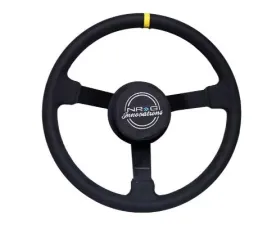 NRG Reinforced Steering Whl - Nascar 380MM Alcantara 3 Spoke Logo Removable Crushed Pad. Special 6 And 3 Bolt Pattern.
