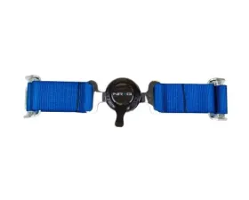 NRG 4 Point Seat Belt Harness / Cam Lock- Blue