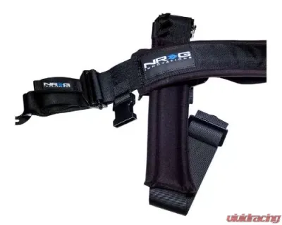 NRG Sfi 16.1 5Pt 3 Inch Seat Belt Harness / Latch Link - Black - SBH-5PCBK-1221