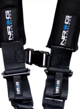 NRG Sfi 16.1 5Pt 3 Inch Seat Belt Harness / Latch Link - Black                                     - SBH-5PCBK-1221 - Image 4