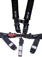NRG Sfi 16.1 5Pt 3 Inch Seat Belt Harness / Latch Link - Black                                     - SBH-5PCBK-620 - Image 4