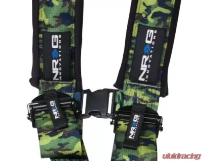 NRG Sfi 16.1 5Pt 3 Inch Seat Belt Harness / Latch Link - Camo - SBH-5PCCAMO-620