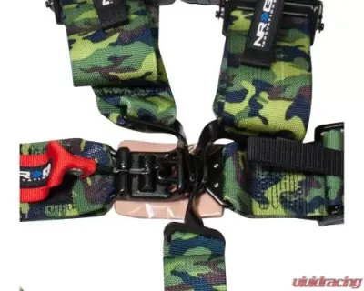 NRG Sfi 16.1 5Pt 3 Inch Seat Belt Harness / Latch Link - Camo - SBH-5PCCAMO-620