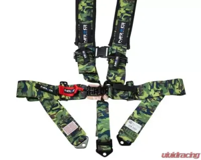 NRG Sfi 16.1 5Pt 3 Inch Seat Belt Harness / Latch Link - Camo - SBH-5PCCAMO-620
