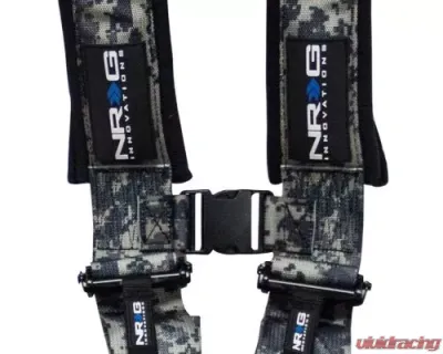 NRG Sfi 16.1 5Pt 3 Inch Seat Belt Harness / Latch Link - Digital Camo - SBH-5PCDCAMO-GY-1221
