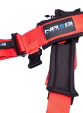 NRG Sfi 16.1 5Pt 3 Inch Seat Belt Harness / Latch Link - Red                                     - SBH-5PCRD-620 - Image 2