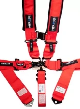 NRG Sfi 16.1 5Pt 3 Inch Seat Belt Harness / Latch Link - Red                                     - SBH-5PCRD-620 - Image 4