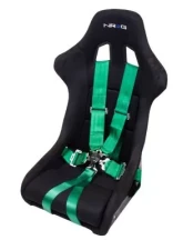 NRG 6 Pt 3Inch Seat Belt Harness / Cam Lock - Green                                     - SBH-6PCGN - Image 2