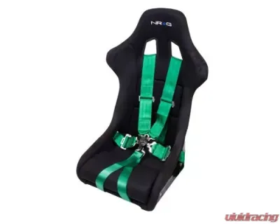 NRG 6 Pt 3Inch Seat Belt Harness / Cam Lock - Green - SBH-6PCGN