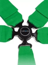 NRG 6 Pt 3Inch Seat Belt Harness / Cam Lock - Green                                     - SBH-6PCGN - Image 2