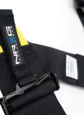 NRG Fia Approved 6Pt 2 Inch Shoulder Belt For Hans Device. Rotary Cam Lock Buckle, 3" Waist Belt And Crutch Belt - Black                                     - SBH-HRS6PCBK - Image 2