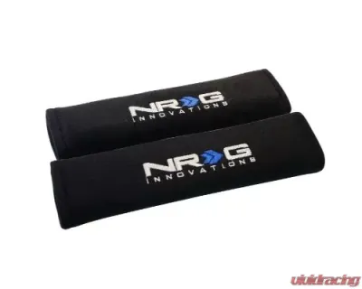 NRG Seat Belt Pads 2.7" Wide X 11" - Black 2Piece Short - SBP-27BK