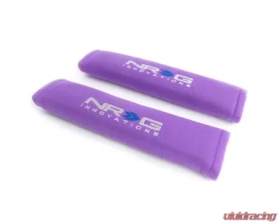 NRG Seat Belt Pads 2.7" Wide X 11" - Purple2Piece Short - SBP-27PP