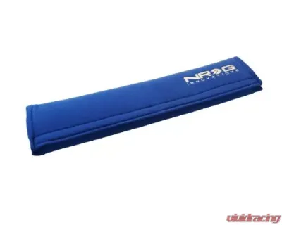 NRG Seat Belt Pads 3.5" Wide X 17.3" - Blue 1Piece Long - SBP-35BL