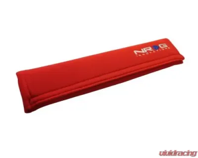 NRG Seat Belt Pads 3.5" Wide X 17.3" - Red 1Piece Long - SBP-35RD