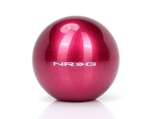 NRG Fushia Sparkly Painted Titanium round Shifter Heavy Weight - SK-350FH