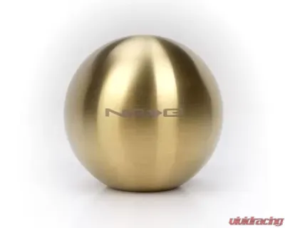 NRG Chrome Gold Titanium Round Shifter Heavy Weight - SK-350GD