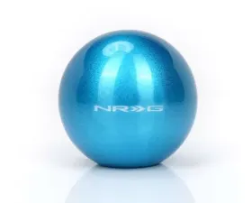 NRG Teal Sparkly Painted Titanium round Shifter Heavy Weight