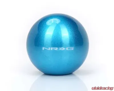 NRG Teal Sparkly Painted Titanium round Shifter Heavy Weight - SK-350TL