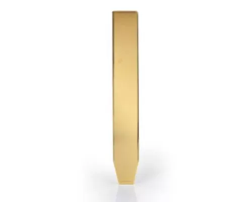 NRG B.A.J Tall Shift Knob -Blank Chrome Gold M10X1.25 - SK-600CG-10125