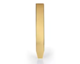 NRG B.A.J Tall Shift Knob -Blank Chrome Gold M10X1.25