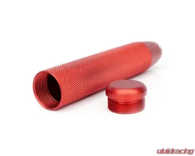NRG Knurl Hidden Gem Long Red - SK-810RD