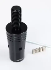 NRG 14MM Euro Aluminum Adapter W/ M10X1.5 Thread Pitch Black                                     - SKA-014BK - Image 3