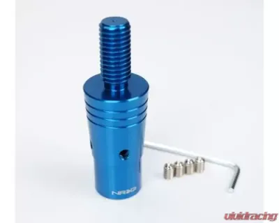 NRG 14MM Euro Aluminum Adapter W/ M10X1.5 Thread Pitch Blue - SKA-014BL