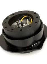 NRG Quick Release Kit - Black Body - Black Heart Ring                                     - SRK-143BK - Image 2