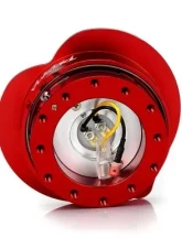 NRG Quick Release Kit - Red Body - Red Heart Ring                                     - SRK-143RD - Image 5