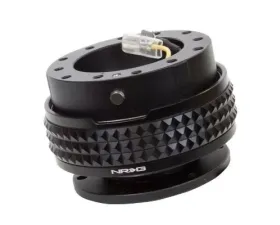 NRG Quick Release Kit - Black Body - Black Pyramid Ring
