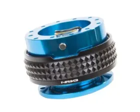 NRG Quick Release Kit - Blue Body - Black Pyramid Ring