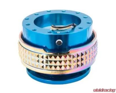NRG Quick Release Kit - Blue Body - Neochrome Pyramid Ring - SRK-210BL/MC