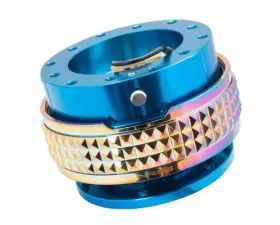 NRG Quick Release Kit - Blue Body - Neochrome Pyramid Ring