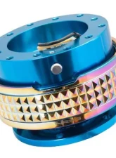 NRG Quick Release Kit - Blue Body - Neochrome Pyramid Ring                                     - SRK-210BL/MC - Image 2