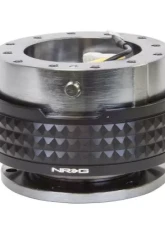 NRG Quick Release Kit - Gunmetal Body - Black Pyramid Ring                                     - SRK-210GM/BK - Image 2