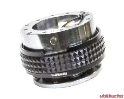 NRG Quick Release Kit - Gunmetal Body - Black Pyramid Ring - SRK-210GM/BK