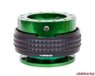 NRG Quick Release Kit - Green Body - Black Pyramid Ring - SRK-210GN/BK