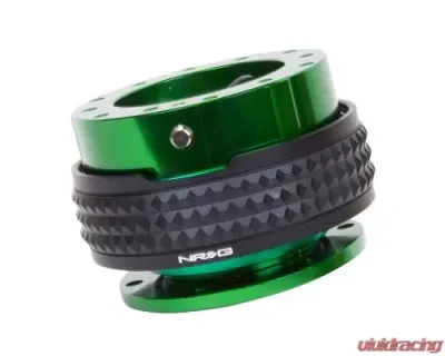 NRG Quick Release Kit - Green Body - Black Pyramid Ring - SRK-210GN/BK